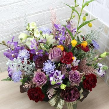 キラキラの華やかなアレンジメント・男性へのお花のプレゼント｜「フローラント」　（静岡県三島市の花キューピット加盟店 花屋）のブログ