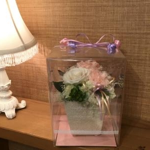 お供えの　プリザーブドフラワー　・・・｜「フローリスト飾り屋」　（鹿児島県鹿児島市の花キューピット加盟店 花屋）のブログ