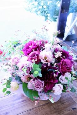 結婚記念のアレンジ｜「アライ花店」　（山形県山形市の花キューピット加盟店 花屋）のブログ