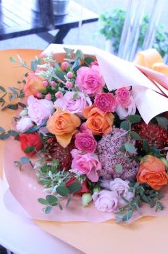 退職される方への花束｜「アライ花店」　（山形県山形市の花キューピット加盟店 花屋）のブログ