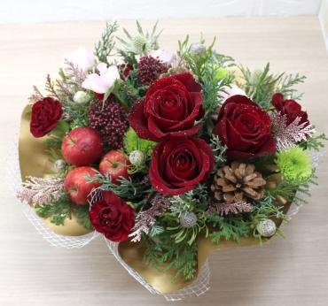 クリスマスアレンジメント　冬ギフト　フローラント｜「フローラント」　（静岡県三島市の花キューピット加盟店 花屋）のブログ