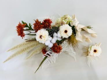 造花のクラッチブーケ　ドライフラワーテイスト｜「彩季舎」　（群馬県高崎市の花キューピット加盟店 花屋）のブログ
