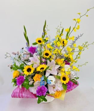 お祝い　アレンジメント｜「彩季舎」　（群馬県高崎市の花キューピット加盟店 花屋）のブログ