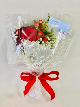 「遅れてゴメンね」　クリスマスブーケ｜「彩季舎」　（群馬県高崎市の花キューピット加盟店 花屋）のブログ