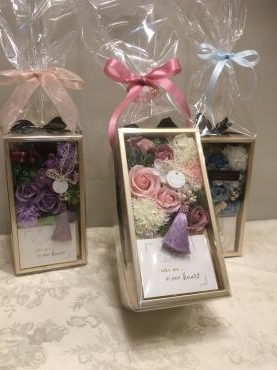 春の花贈り…ソープフラワー　♬♪｜「フローリスト飾り屋」　（鹿児島県鹿児島市の花キューピット加盟店 花屋）のブログ