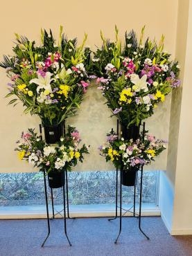 下之城プリエッセ　葬儀スタンド花｜「彩季舎」　（群馬県高崎市の花キューピット加盟店 花屋）のブログ