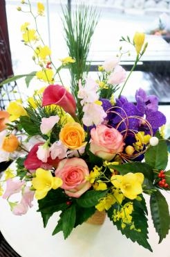 お正月らしくお見舞いのアレンジ♪｜「アライ花店」　（山形県山形市の花キューピット加盟店 花屋）のブログ
