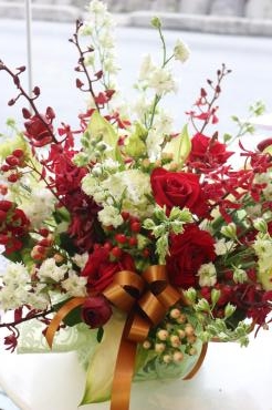 卒寿のお祝いアレンジ｜「アライ花店」　（山形県山形市の花キューピット加盟店 花屋）のブログ