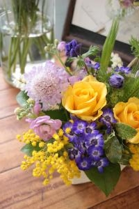 ご退職される方へのアレンジメント｜「アライ花店」　（山形県山形市の花キューピット加盟店 花屋）のブログ