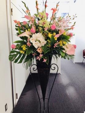 開店祝い　お祝いスタンド花｜「彩季舎」　（群馬県高崎市の花キューピット加盟店 花屋）のブログ