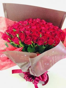 108本の赤バラの花束　プロポーズ｜「彩季舎」　（群馬県高崎市の花キューピット加盟店 花屋）のブログ