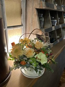 秋色アレンジ＆リース｜「フローリスト飾り屋」　（鹿児島県鹿児島市の花キューピット加盟店 花屋）のブログ