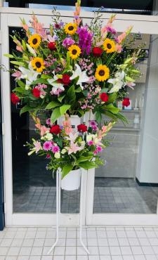 開店祝い　スタンド花｜「彩季舎」　（群馬県高崎市の花キューピット加盟店 花屋）のブログ