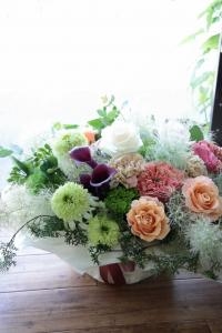 お誕生日アレンジ｜「アライ花店」　（山形県山形市の花キューピット加盟店 花屋）のブログ