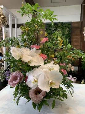 アセビを使ったアレンジメント｜「斎藤生花店」　（静岡県静岡市葵区の花キューピット加盟店 花屋）のブログ