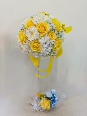 前撮り　造花ラウンドブーケ｜「彩季舎」　（群馬県高崎市の花キューピット加盟店 花屋）のブログ