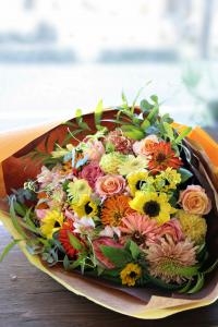 ご退職される方への花束｜「アライ花店」　（山形県山形市の花キューピット加盟店 花屋）のブログ