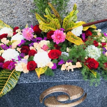 今週の飛行神社の花手水｜「ポピー」　（京都府八幡市の花キューピット加盟店 花屋）のブログ