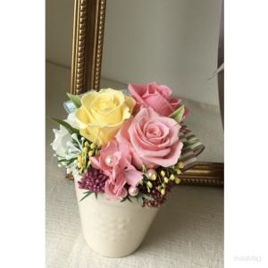 プリザーブドフラワーアレンジ＆さとり書カード｜「フローリスト飾り屋」　（鹿児島県鹿児島市の花キューピット加盟店 花屋）のブログ