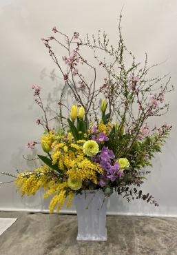 ミモザの入荷で春のいろどり｜「フローリスト飾り屋」　（鹿児島県鹿児島市の花キューピット加盟店 花屋）のブログ