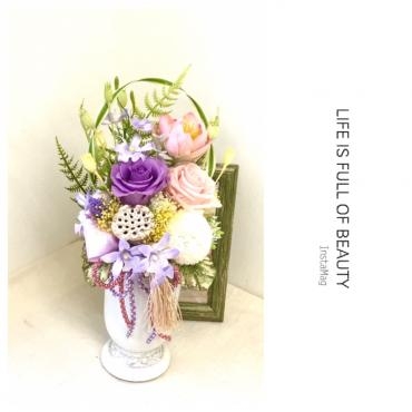お供えのプリザーブドフラワー｜「フローリスト飾り屋」　（鹿児島県鹿児島市の花キューピット加盟店 花屋）のブログ