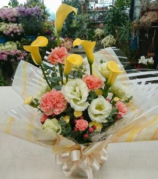 お彼岸　お供えアレンジメント｜「愛花」　（愛媛県松山市の花キューピット加盟店 花屋）のブログ