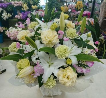 お供え　アレンジメント｜「愛花」　（愛媛県松山市の花キューピット加盟店 花屋）のブログ