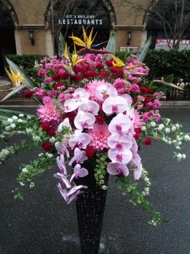 開店祝・スタンドご注文ありがとうございます。｜「銀座ニューフラワー」　（東京都中央区の花キューピット加盟店 花屋）のブログ