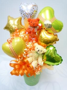 御誕生日バルーンアレンジメント、御注文ありがとうございました。｜「銀座ニューフラワー」　（東京都中央区の花キューピット加盟店 花屋）のブログ
