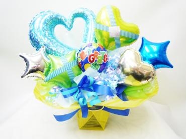 御祝バルーンアレンジメント、御注文ありがとうございました。｜「銀座ニューフラワー」　（東京都中央区の花キューピット加盟店 花屋）のブログ