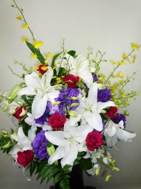 御祝アレンジメント・ご注文ありがとうございました。｜「銀座ニューフラワー」　（東京都中央区の花キューピット加盟店 花屋）のブログ