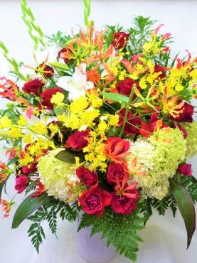 御祝、アレンジメントご注文ありがとうございました。｜「銀座ニューフラワー」　（東京都中央区の花キューピット加盟店 花屋）のブログ