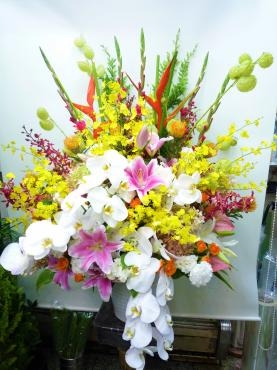 御祝アレンジメント、ご注文ありがとうございました。｜「銀座ニューフラワー」　（東京都中央区の花キューピット加盟店 花屋）のブログ