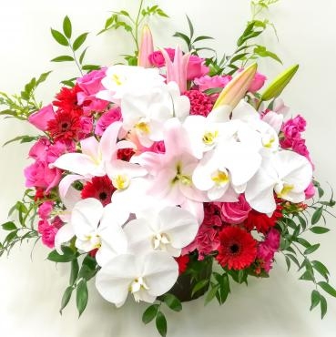 御祝アレンジメント、ご注文ありがとうございました。｜「銀座ニューフラワー」　（東京都中央区の花キューピット加盟店 花屋）のブログ